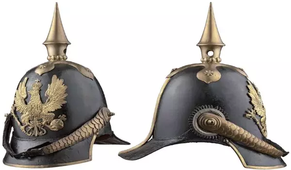 第一次世界大战德军最显眼的标志:尖顶盔