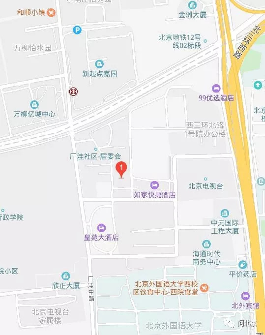 厂洼小区6号楼具体位置/百度地图