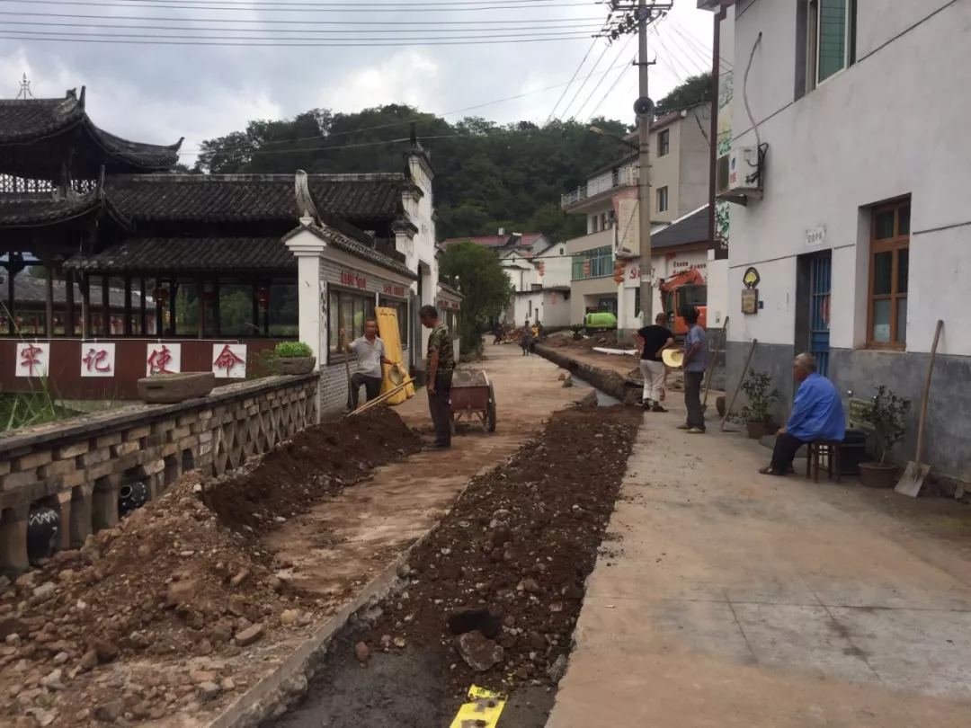 锦源村枇杷基地测算工程量后茶园旱地改田工程建设中桃溪快讯安徽当涂