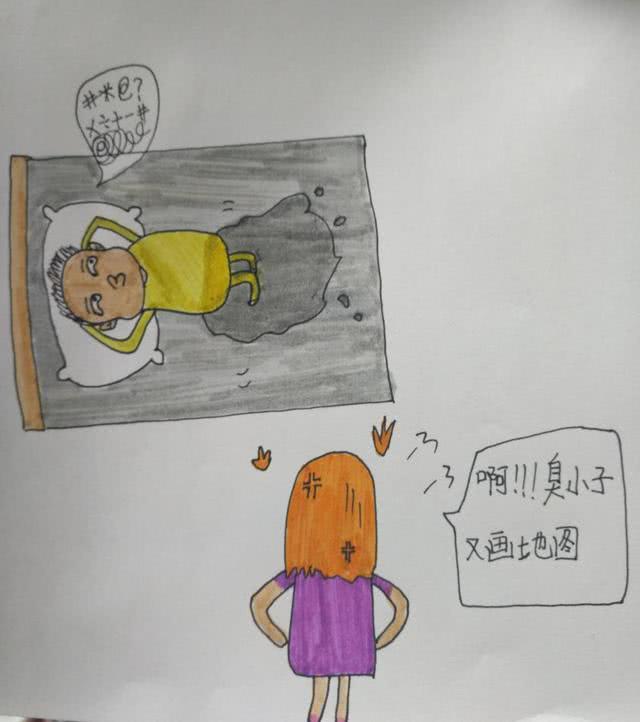 如何防止孩子尿床?妈妈真的防不胜防,一组漫画是酱紫的