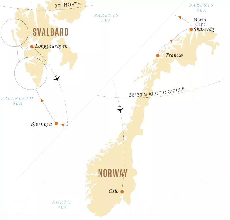 阿蒙森号北极航程1极地先驱之路:挪威和斯匹次卑尔根norway and spits