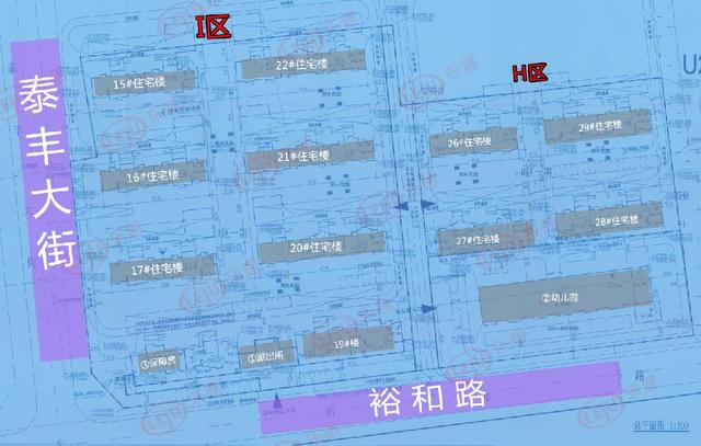 栾城天河明郡i区h区项目曝规共建12栋住宅楼可容2122人