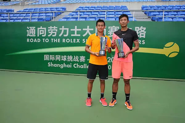 atp上海网球挑战赛老将闪光中国男双组合包揽冠亚军