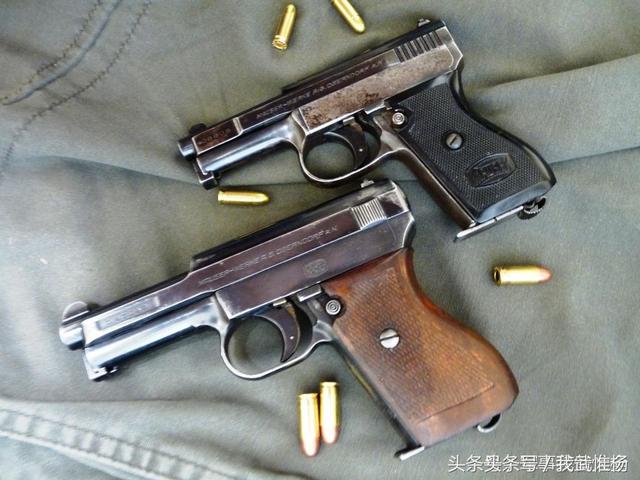 1/ 12 毛瑟m1934式手枪由德国毛瑟兵工厂制造,是毛瑟m1914式手枪的