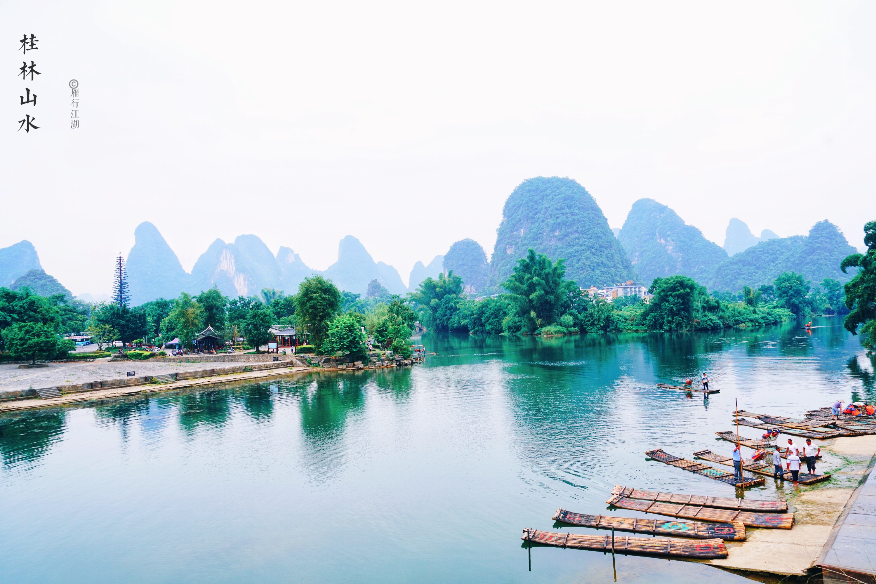 桂林最美的风景在这里,景点随手一拍就是一张明信片