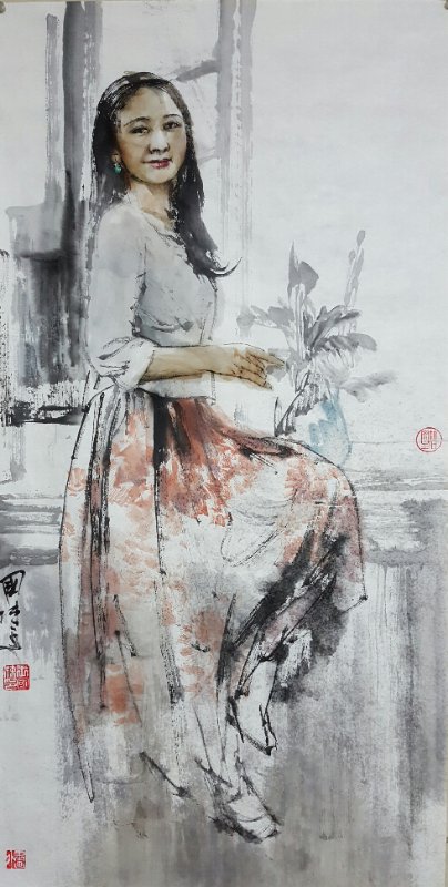 清逸出尘著名画家王国栋作品欣赏