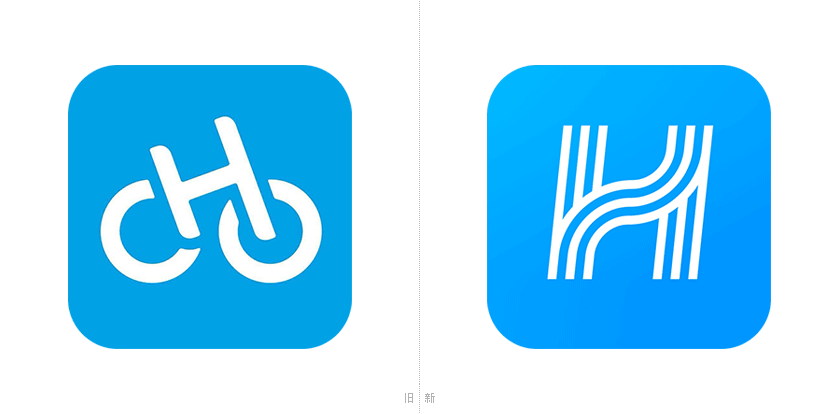 logoaplus-哈罗单车更名哈啰出行并更换logo设计