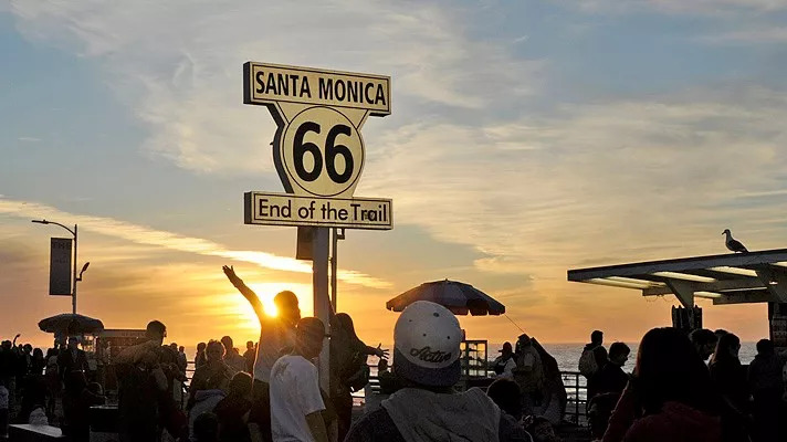 route 66 end of the trail sign | photo courtesyof c h ogawa