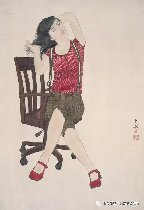 中国画家于敏工笔人物画欣赏