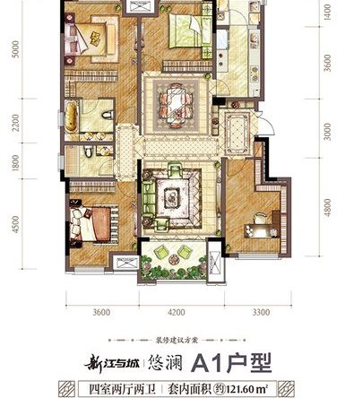 新江与城·悠澜新中式风格