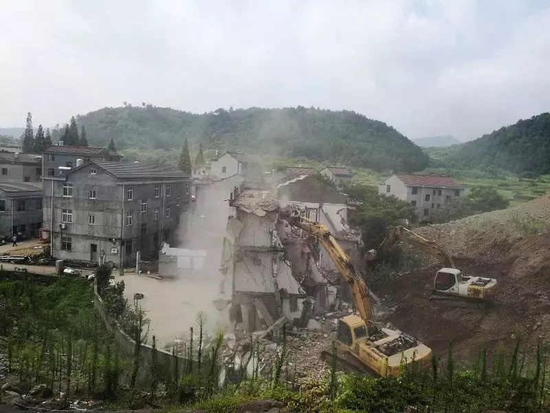 乡愁天台苍山产业集聚区建设第一个将消失的村庄