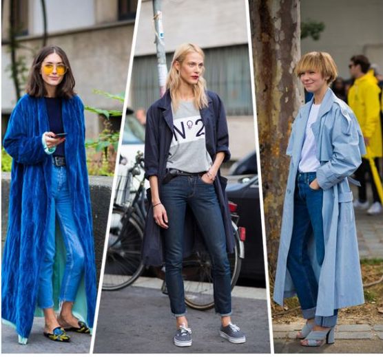 今年最流行藍色系搭配，入秋穿衣不發愁，穿了女生味滿滿又高級 時尚 第1張