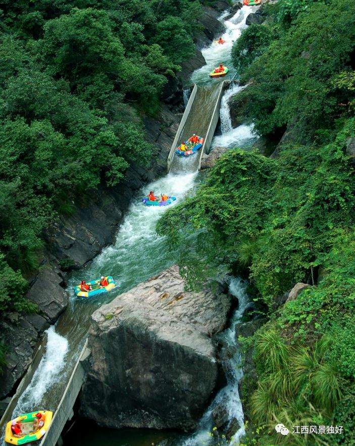 大觉山漂流