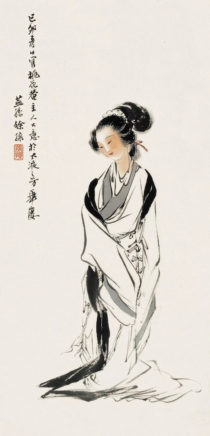 经典欣赏人物画大师徐燕孙工笔人物画欣赏