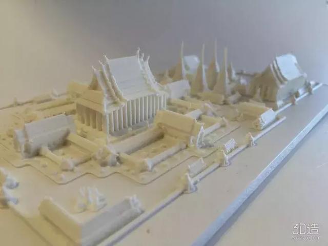 设计师借3d打印卧佛寺微缩模型展现泰国佛教文化