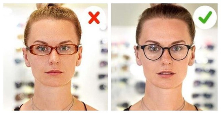 女人4种常见的脸型, 这样配眼镜才好看!