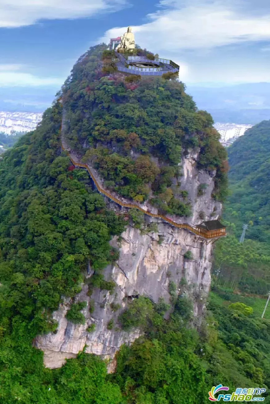 除了这个项目以外 还有包括 悬崖栈道,悬空阁,修成正果悬索桥 ▲悬崖