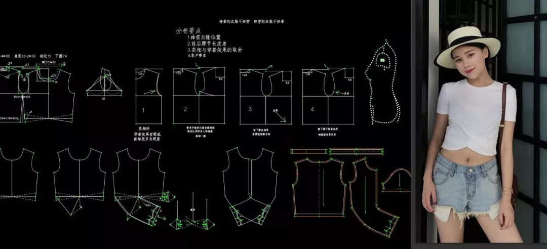 打版9种服装款式图纸8个精选服装制版案例