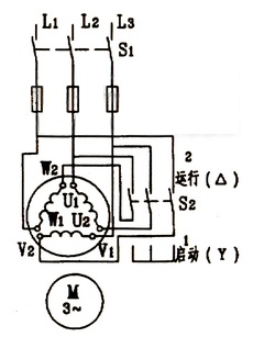 电工知识:星三角降压启动的工作原理 _电机