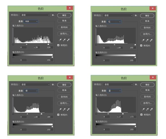 ps屠龙刀——色阶