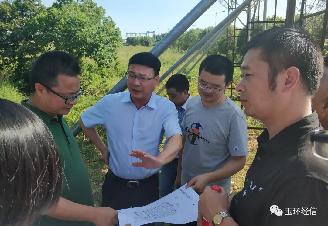 蔡木贵副市长督查大麦屿街道小微企业园建设