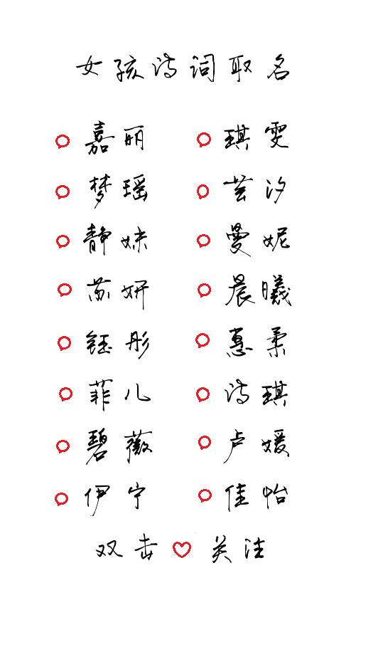 平相居士:好名字一字难求,优雅时尚的女孩名字