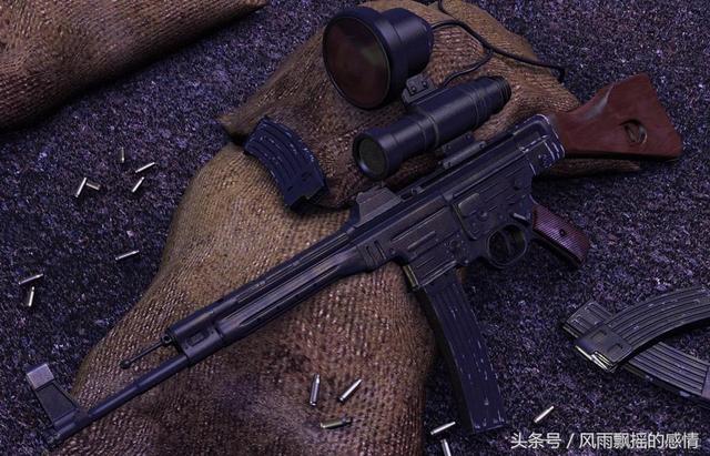 mp44突击步枪:第一发子弹打的最准,德军士兵喜欢点射提高精度!