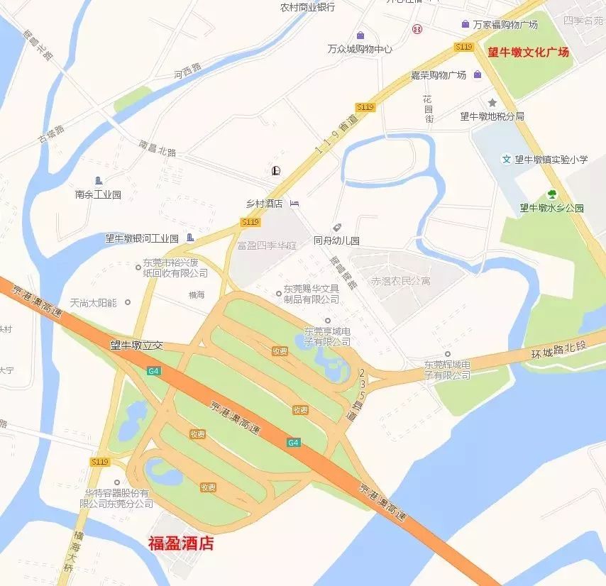 东莞市望牛墩镇中路交汇处(广深高速望牛墩出口旁)