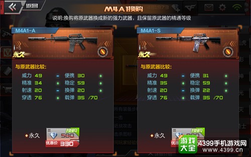 cf手游黑骑士换购需要v4吗 m4a1黑骑士换购多少钱