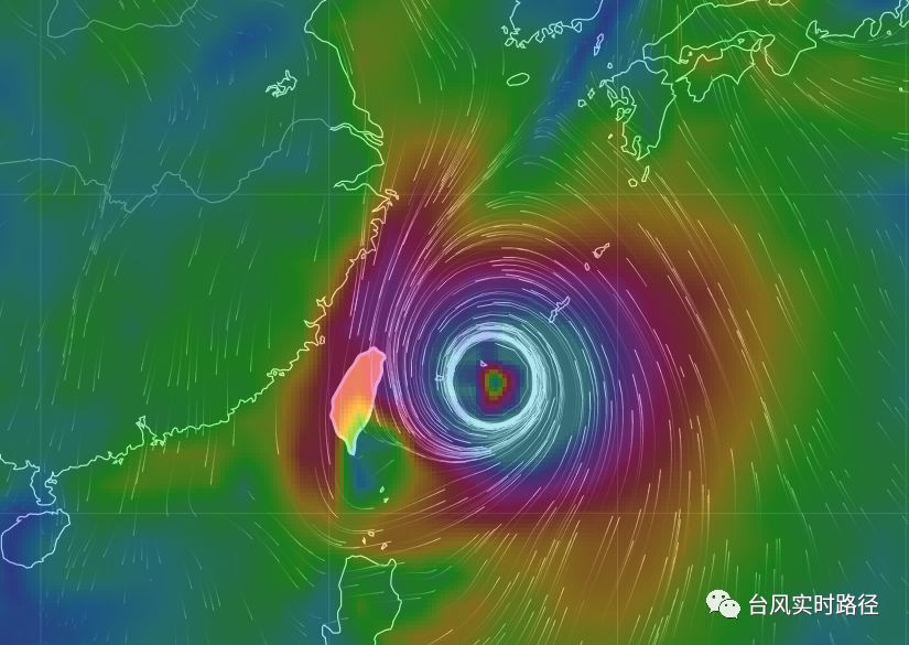 (预计29号潭美风场位置)期间,潭美东边还可能再生成一个小台风.