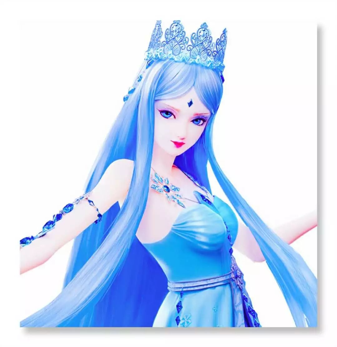 叶罗丽:冰公主的5种"色泽",深蓝色高贵,素描色可圈可点!