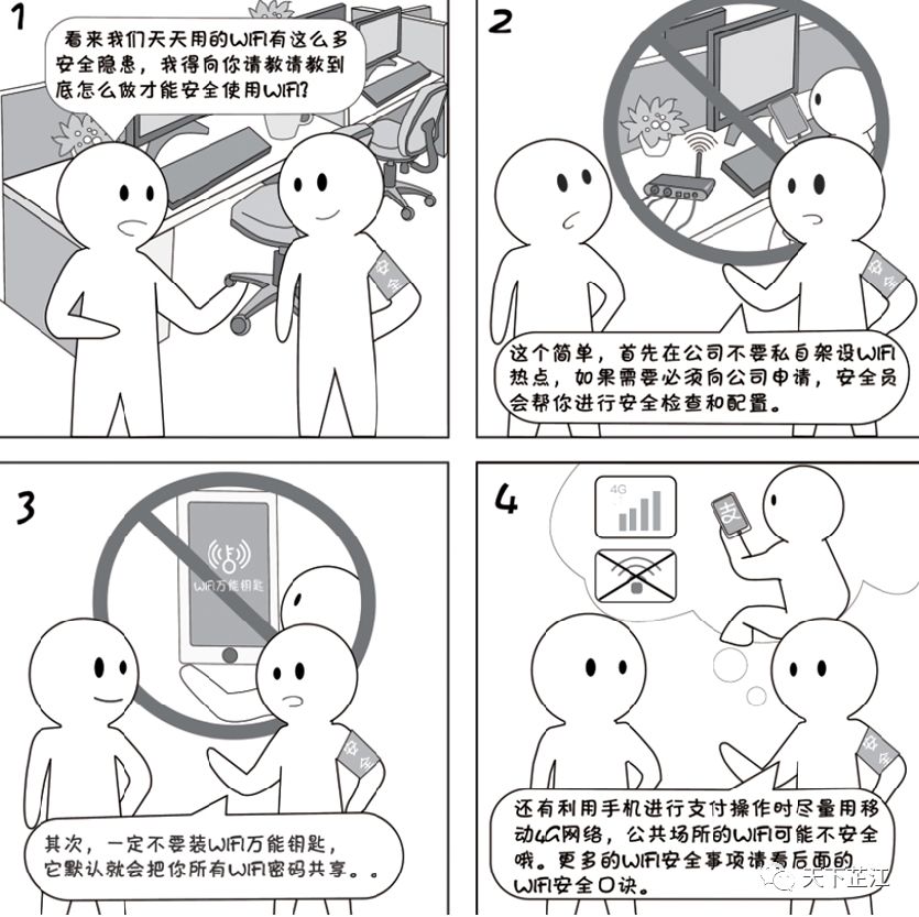 2018国家网络安全宣传周系列漫画丨方便的wifi,还方便