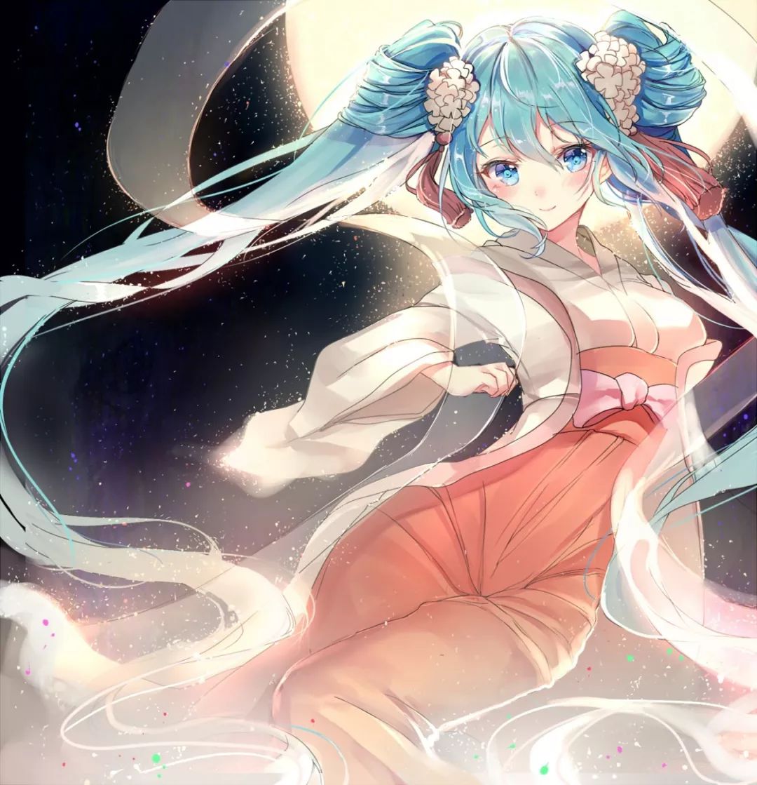 中秋节特辑初音未来中秋初音二次元萌图