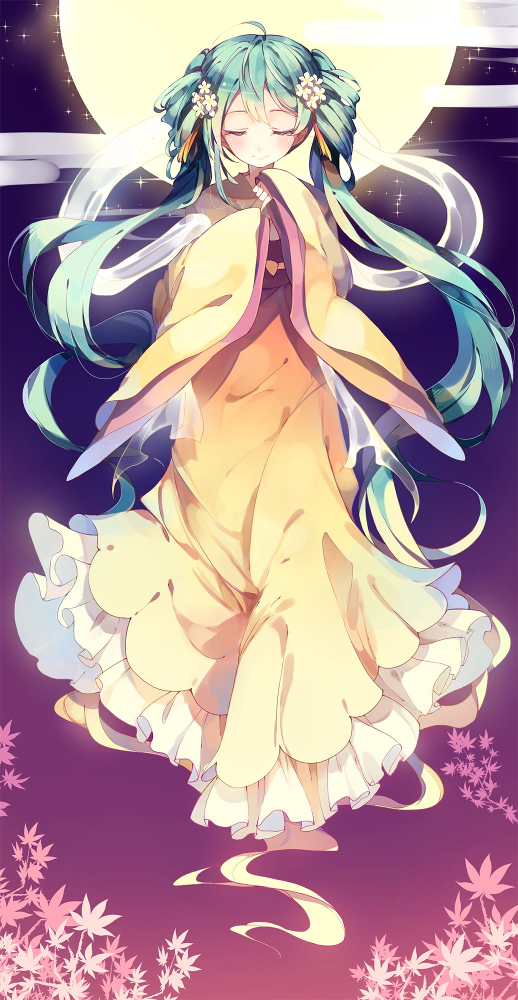 中秋节特辑初音未来中秋初音二次元萌图