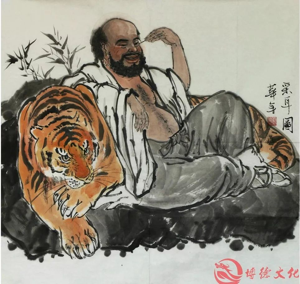 最是自在乐逍遥--博德文化艺术推荐著名画家刘华年