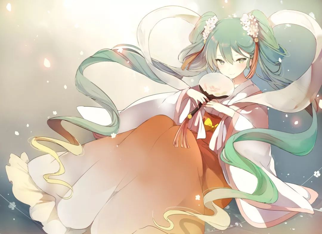 中秋节特辑 初音未来中秋初音 二次元萌图