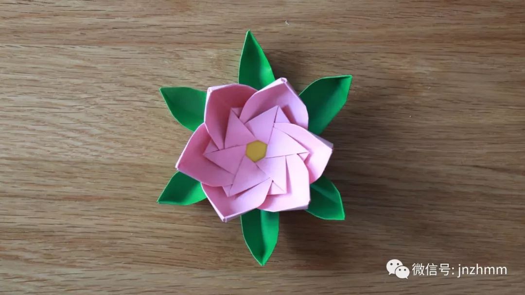 花朵折纸系列之立体莲花,简单易学!