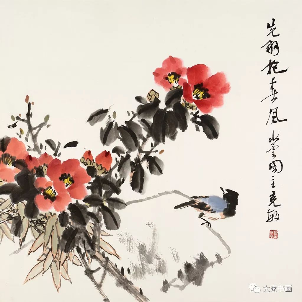 著名花鸟画家阮克敏教授作品展今日在柒月美术馆开幕后附展览作品图