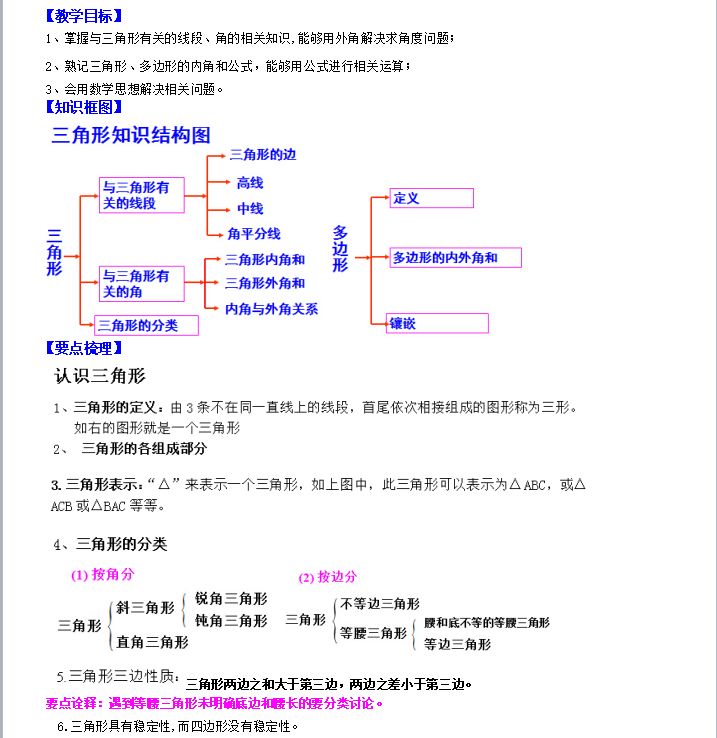 干货   八年级学上学期教学大纲一一恃Ё篇