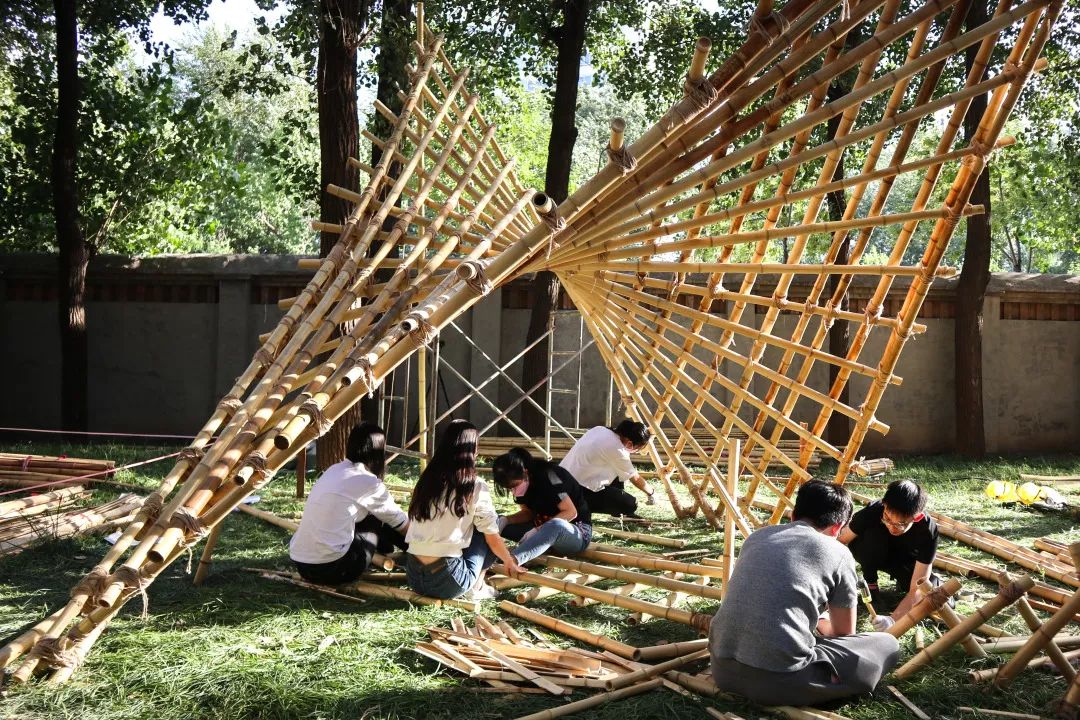 明日开幕丨2018首届北林国际花园建造节15个竹构花园即将亮相