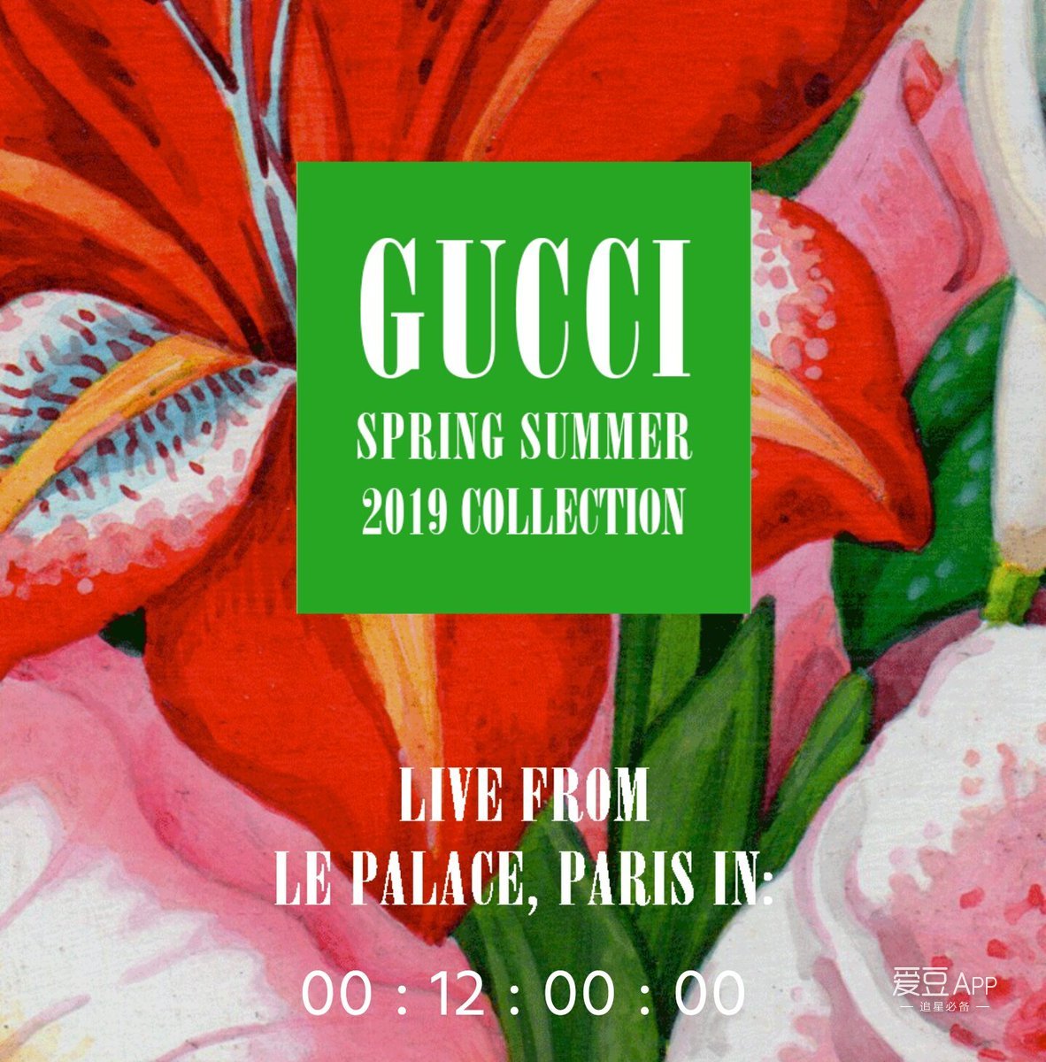 gucci2019春夏系列大秀于凌晨举办 定好闹钟陪kai看秀!