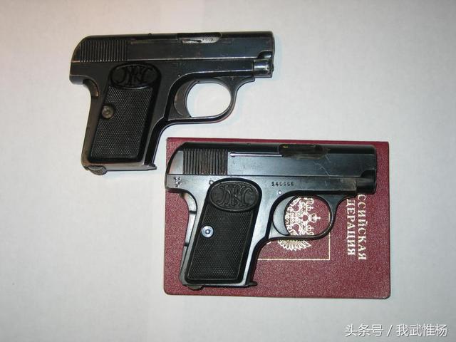 构造简单 体型小巧 勃朗宁 m1906 袖珍手枪