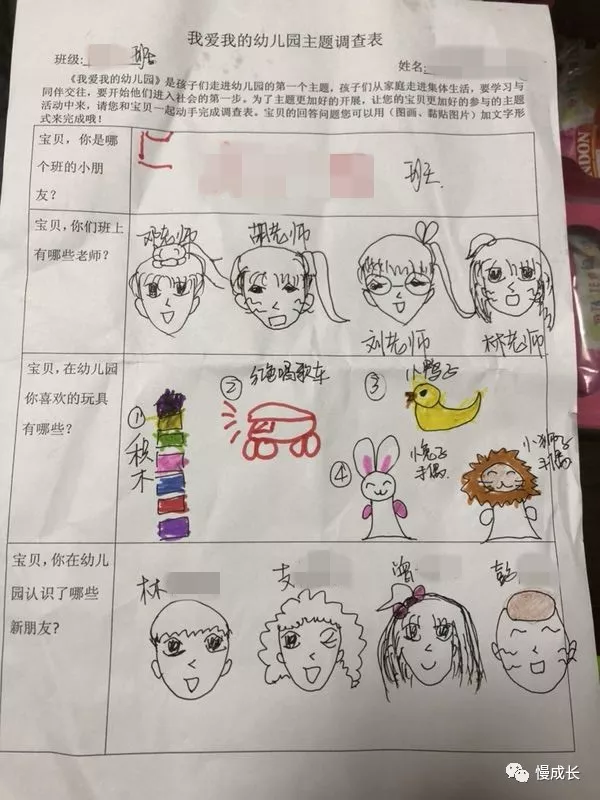 顶住锅盖,幼儿园布置的画画作业,我家交上去一张鬼画符