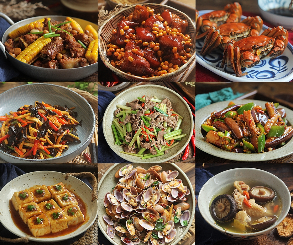我家准备的中秋家宴菜单,8菜1汤,每一道都是美味,你喜欢吗