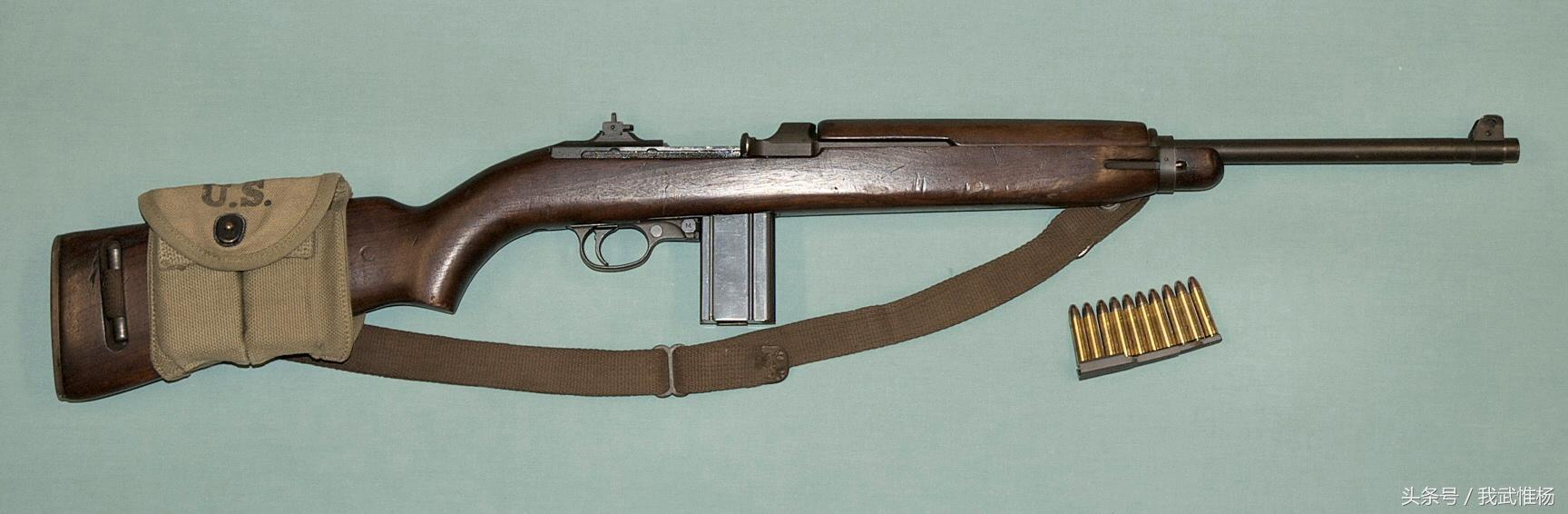 二战中美国使用最广泛的武器之一 m1卡宾枪