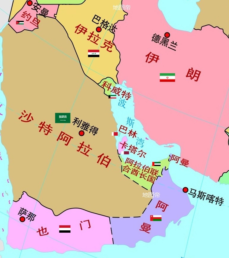 迪拜国人口_亚洲地图 谷歌地图观察