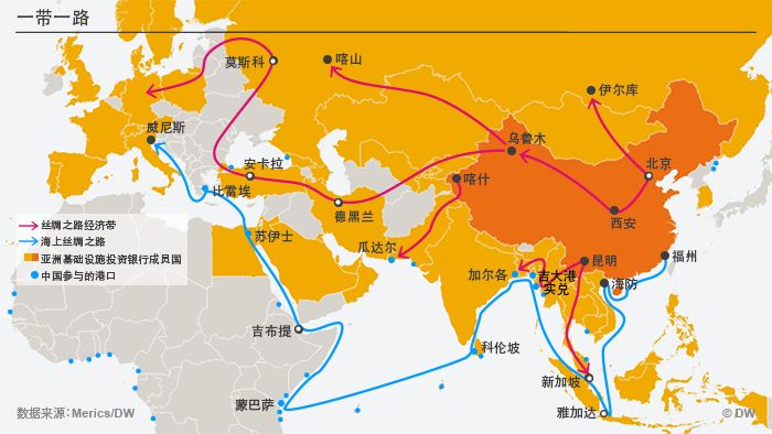 一带一路 沿线国家经济总量约为 美元