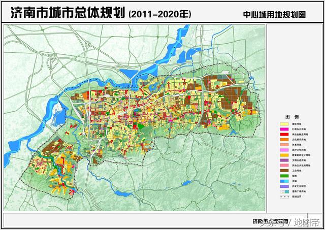 几张图了解济南市发展规划,看看你家在什么位置