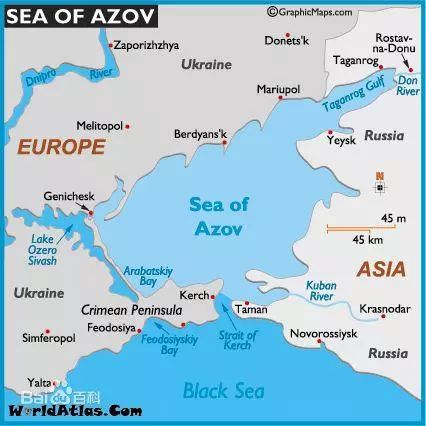 乌克兰两艘老船进亚速海 俄海军全程"护送":怕沉了污染环境图片
