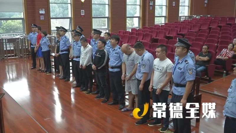 常德一恶势力团伙被公开审判7名成员被判处有期徒刑